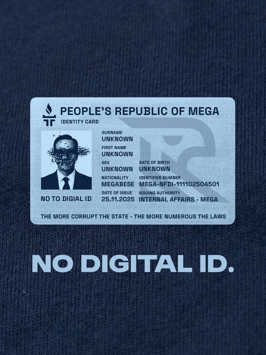 No Digital ID. T-Shirt